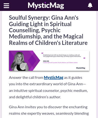 Link To MysticMag Article